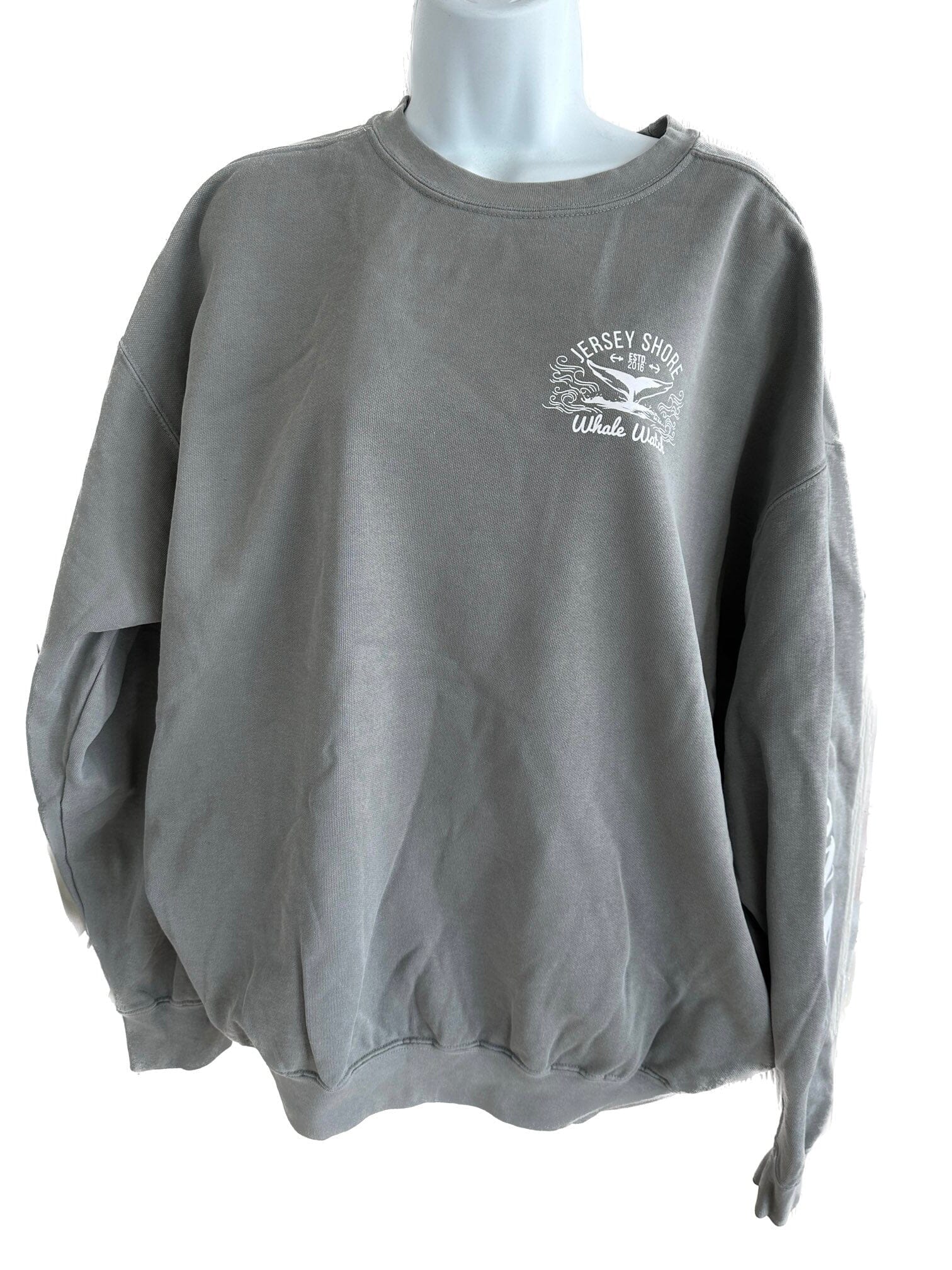 Canyon Run Sweatshirts Jersey Shore Whale Watch Bill McKim Photography -Jersey Shore whale watch tours XL Hooded Grey
