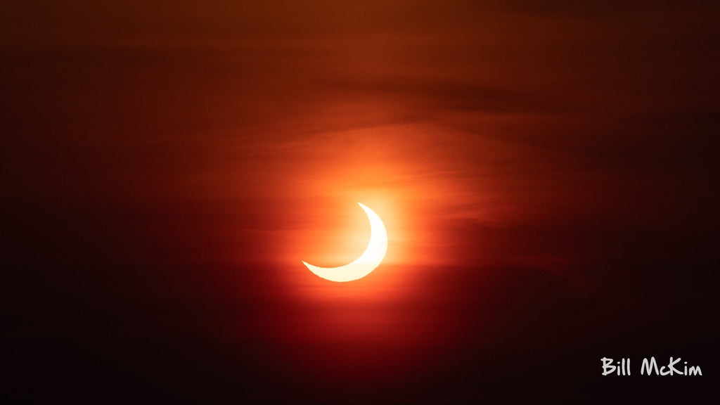 Annular Lunar Eclipse Photos New Jersey beach