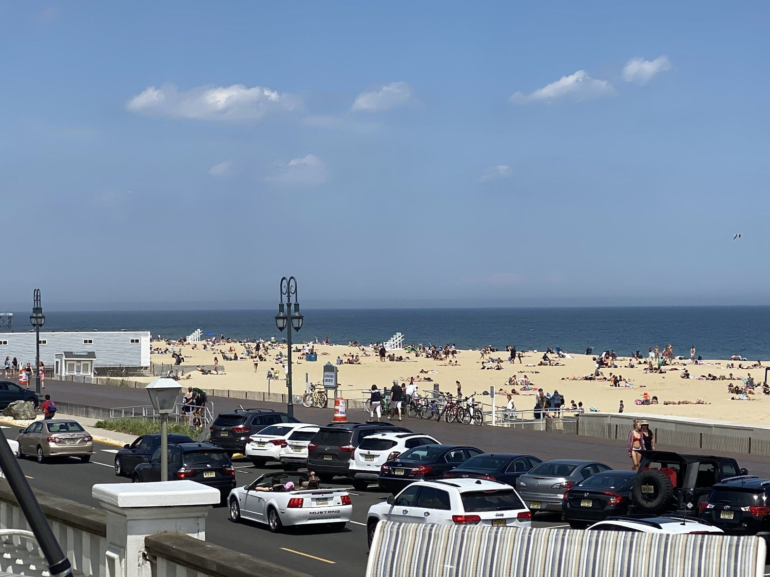 Big beach crowd day May 15th Belmar and Spring Lake Nj