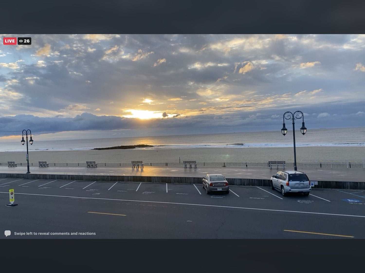 Friday morning sunrise Belmar Beach