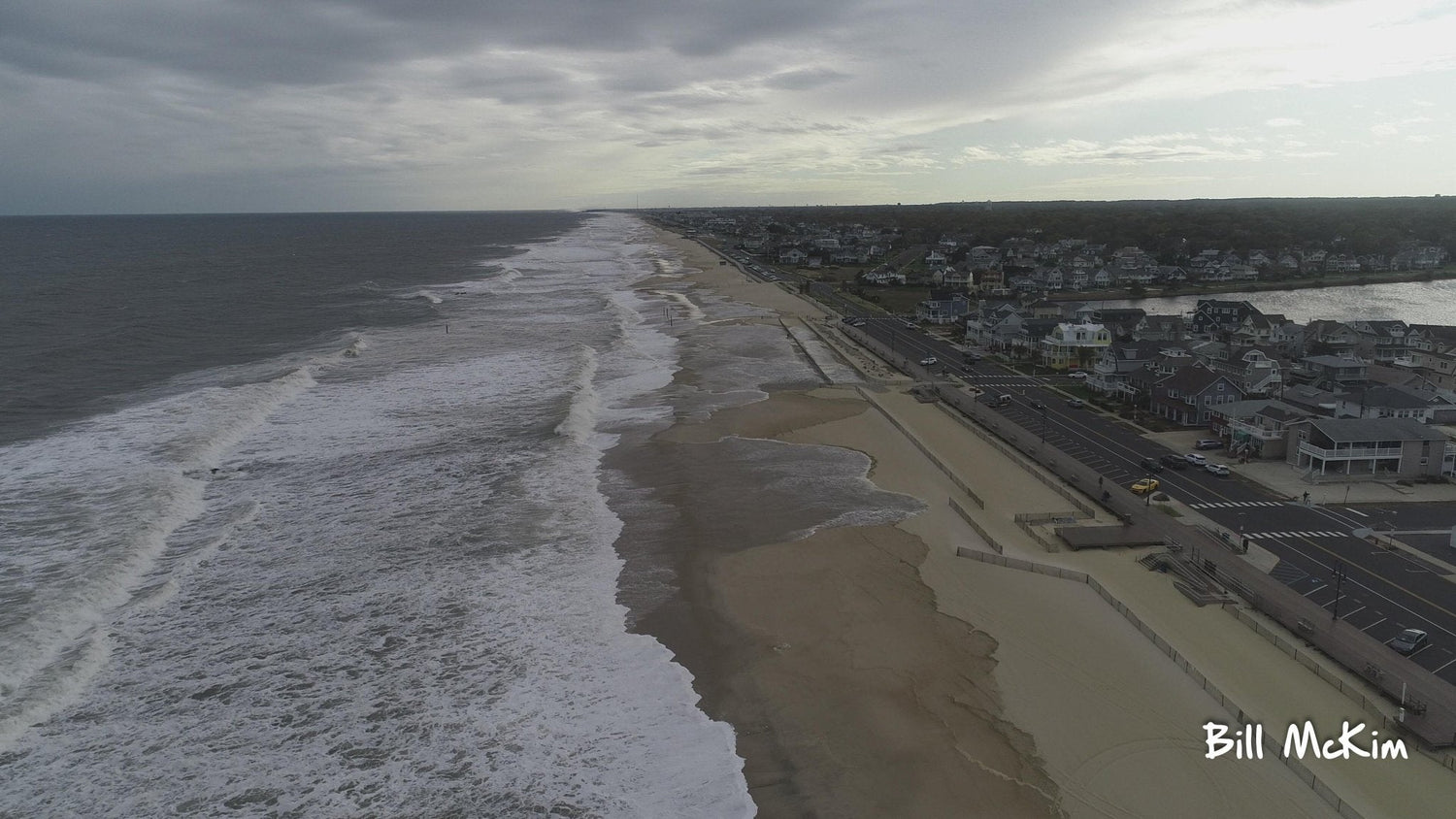Stormy day at the beach