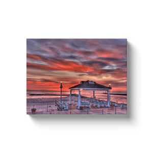 12 x 16 Avon Beach Canvas Gallery Wrap Bill McKim Photography -Jersey Shore whale watch tours Image Wrap 1.25 inch 12x16 inch