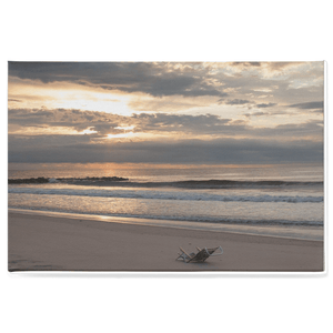 Beach Chair at Sunrise Artwork print by Bill Mckim Bill McKim Photography -Jersey Shore whale watch tours 