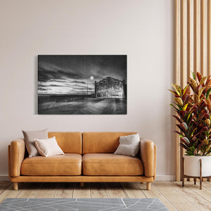 Canvas Wraps Bill McKim Photography -Jersey Shore whale watch tours Black Wrap 1.25 inch 40x60 inch