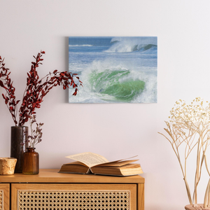 Emerald Wave Canvas Gallery Wrap Bill McKim Photography -Jersey Shore whale watch tours 