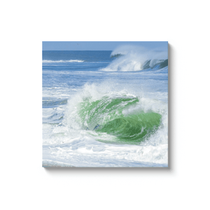 Emerald Wave Canvas Gallery Wrap Bill McKim Photography -Jersey Shore whale watch tours 