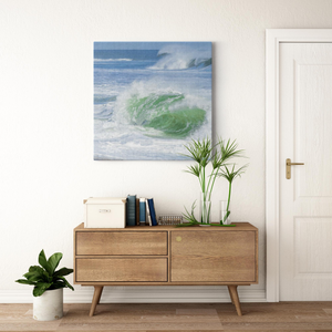Emerald Wave Canvas Gallery Wrap Bill McKim Photography -Jersey Shore whale watch tours 
