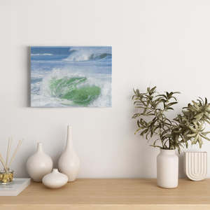 Emerald Wave Canvas Gallery Wrap Bill McKim Photography -Jersey Shore whale watch tours 