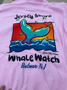 Full Zipper Summer Light Sweatshirt Limited Edition Bill McKim Photography -Jersey Shore whale watch tours 