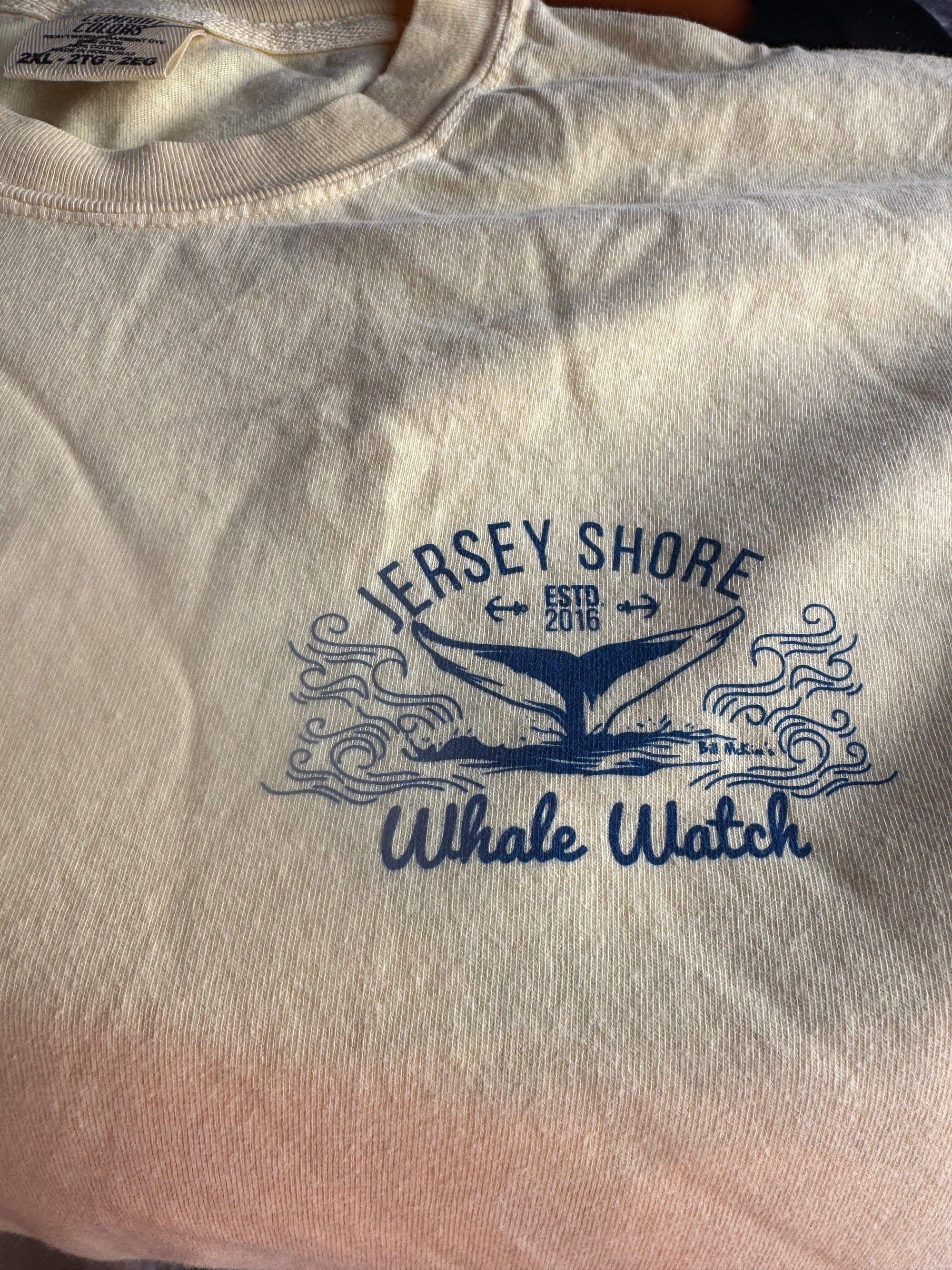 Jersey Girl Endless Summer T-Shirt Bill McKim Photography -Jersey Shore whale watch tours 