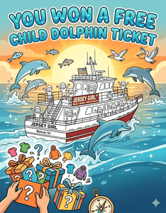 Jersey Shore Kids Mystery Bag + FREE Dolphin Ticket Bill McKim Photography -Jersey Shore whale watch tours 
