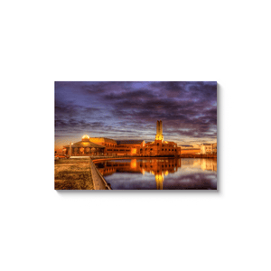 Reflections of Asbury Park: Coastal Photography by Bill McKim Bill McKim Photography -Jersey Shore whale watch tours Image Wrap 1.25 inch 32x48 inch