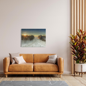 Spring Lake Pier Beach Artwork Print Bill McKim Photography -Jersey Shore whale watch tours 