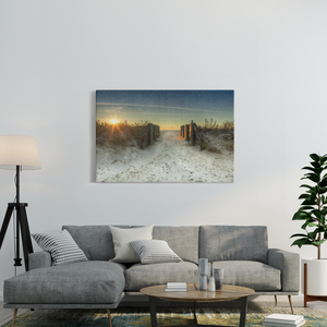 Spring Lake Pier Beach Artwork Print Bill McKim Photography -Jersey Shore whale watch tours 