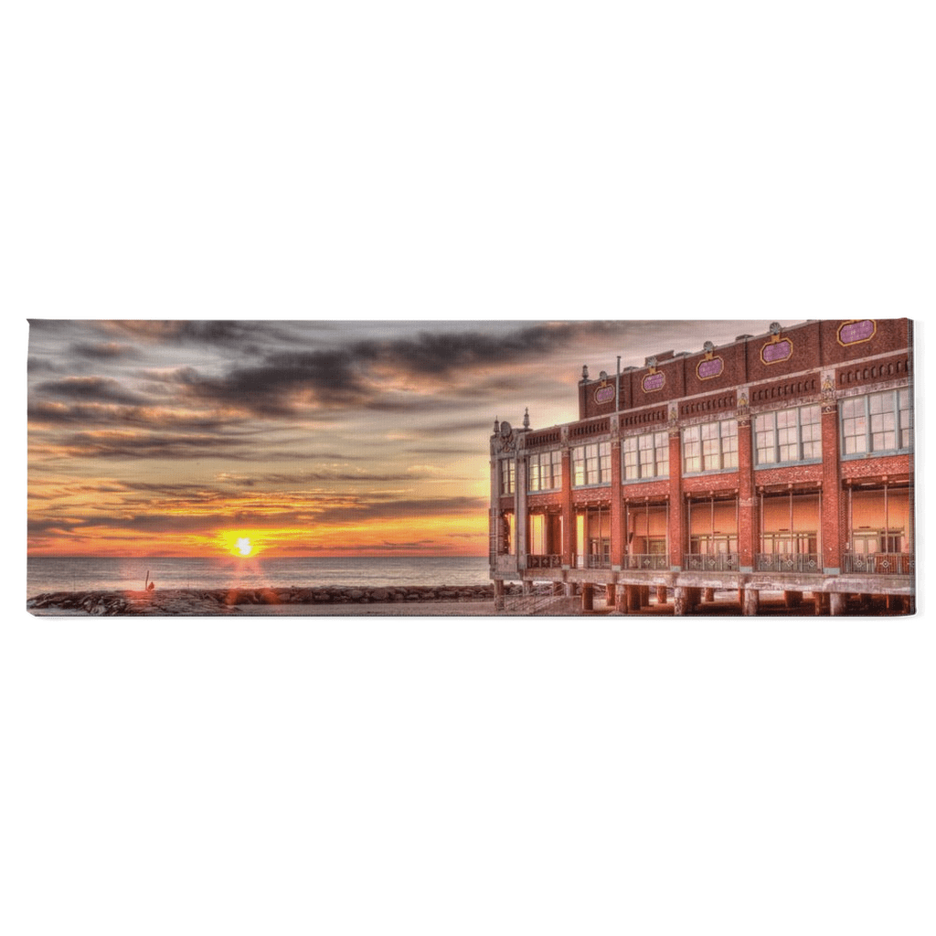 Tonemapped Sunrise Canvas by Bill McKim Photography Bill McKim Photography -Jersey Shore whale watch tours 