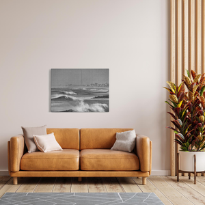 Triple Waves Spring Lake Manasquan Belmar Bill McKim Photography -Jersey Shore whale watch tours Image Wrap 1.25 inch 30x40 inch