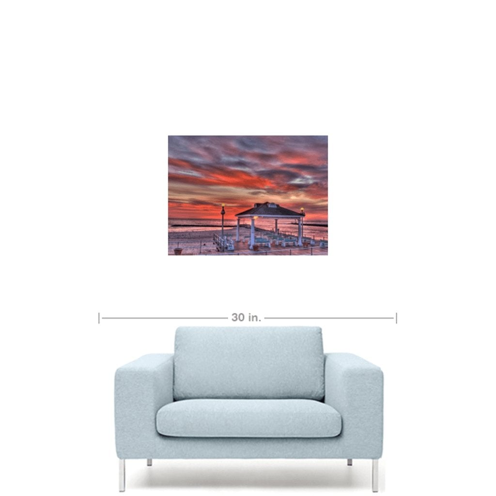 12 x 16 Avon Beach Canvas Gallery Wrap Premium Canvas Gallery Wrap CG Pro Prints 