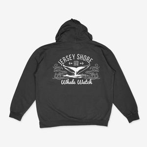 Adult Hooded Sweatshirt 2023 Bill McKim Photography -Jersey Shore whale watch tours Medium Black 