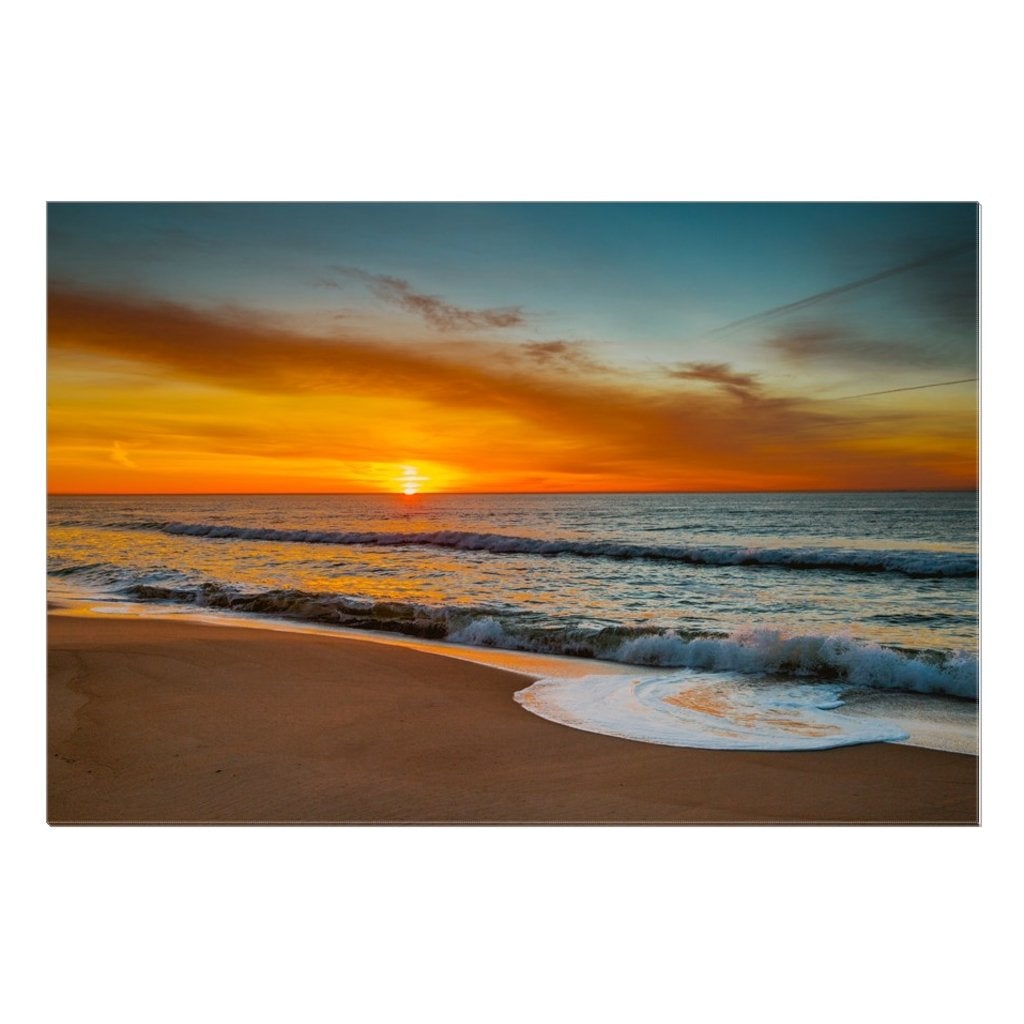 Belmar beach at sunrise by Bill McKim Canvas Wrap Bill McKim Photography Image Wrap 20x30 inch 