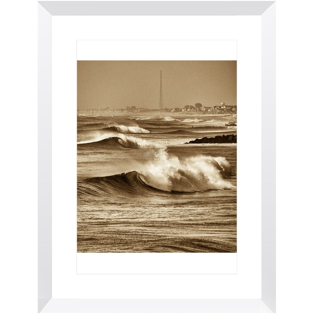 Framed Prints Surf Jersey Bill McKim Photography Lustre Contemporary White