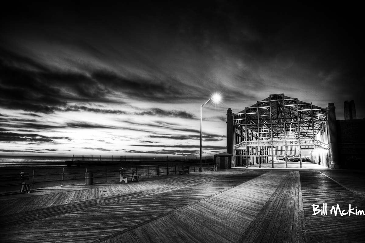 in Stock Asbury Park Darkness on The Edge of Town Bill McKim Photography -Jersey Shore whale watch tours 