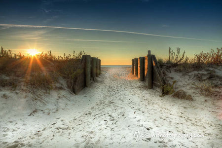 Spring Lake Pier Beach Artwork Print Prints McKim Photography 