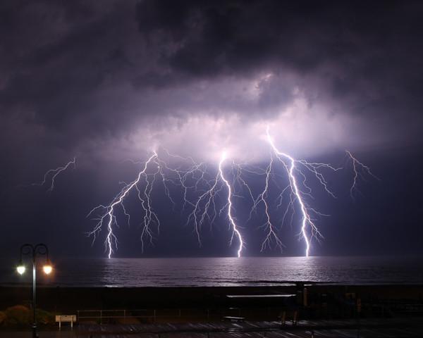 Triple Lightning Strike Prints McKim Photography 